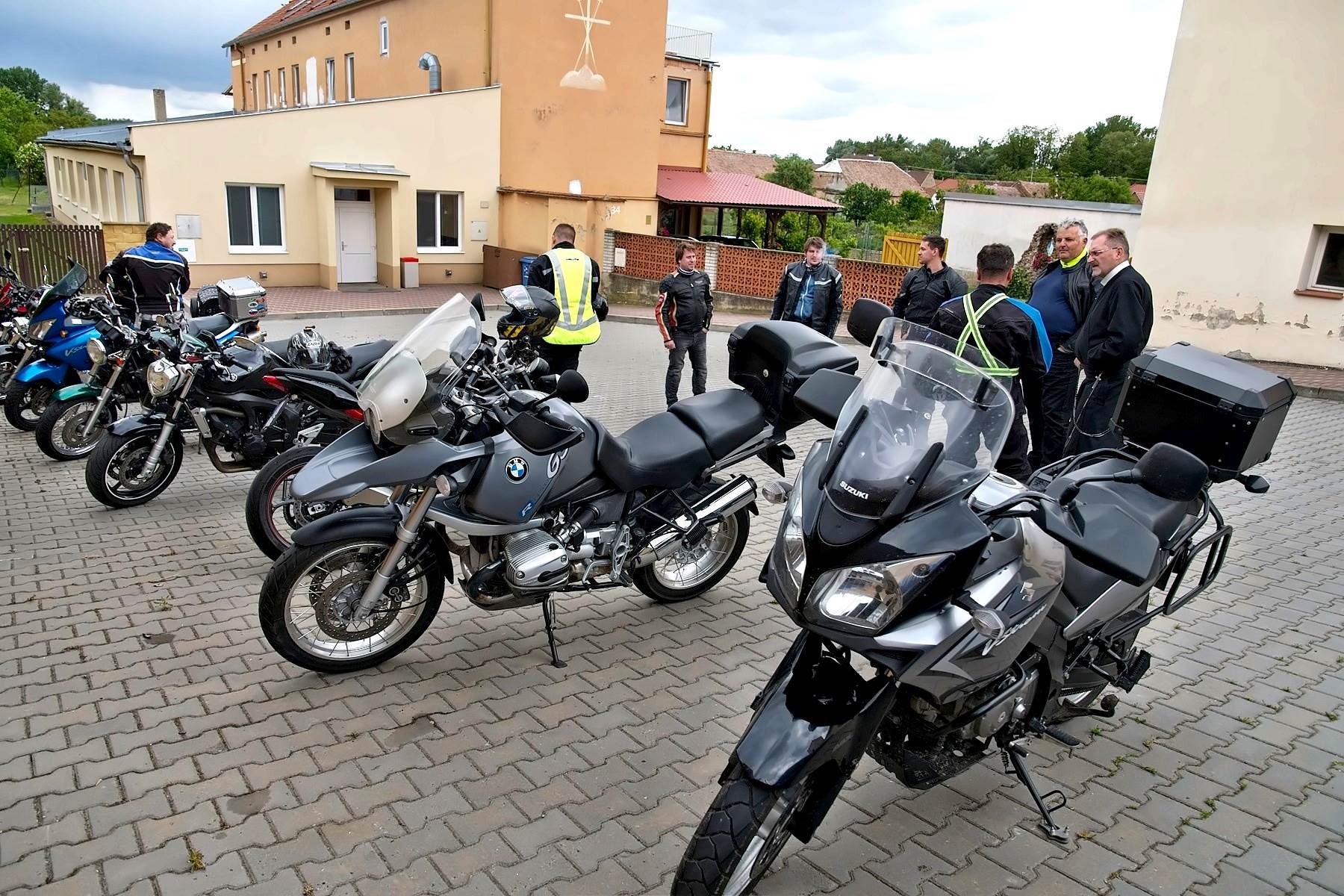 Pouť motorkářů v Tasovicích, rodišti sv. Klementa Hofbauera